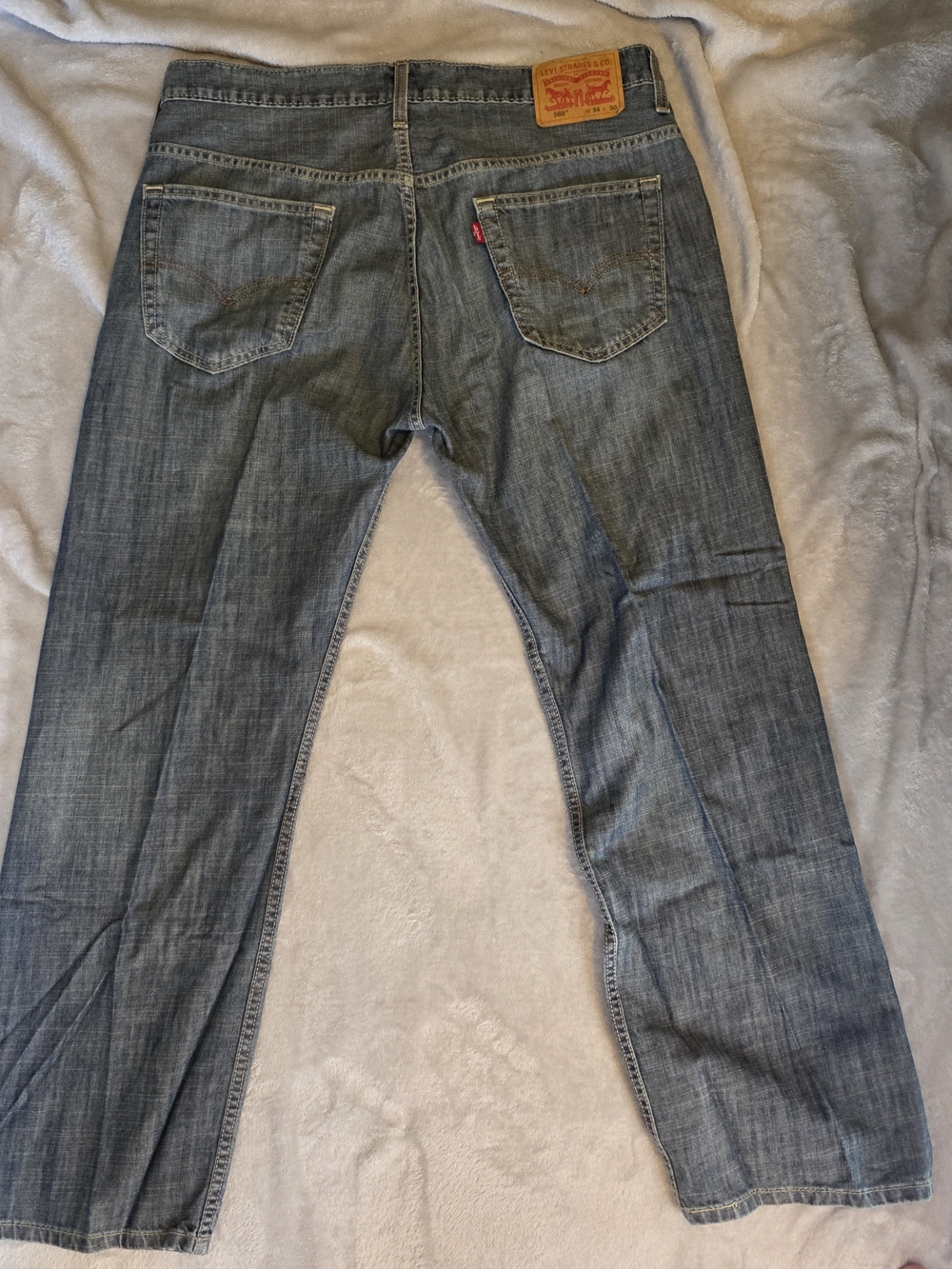 Levi's Men's Classic Straight Jeans - Light Blue Denim